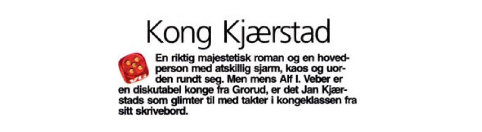 Kongen av Europa (VG, 16. oktober 2005).